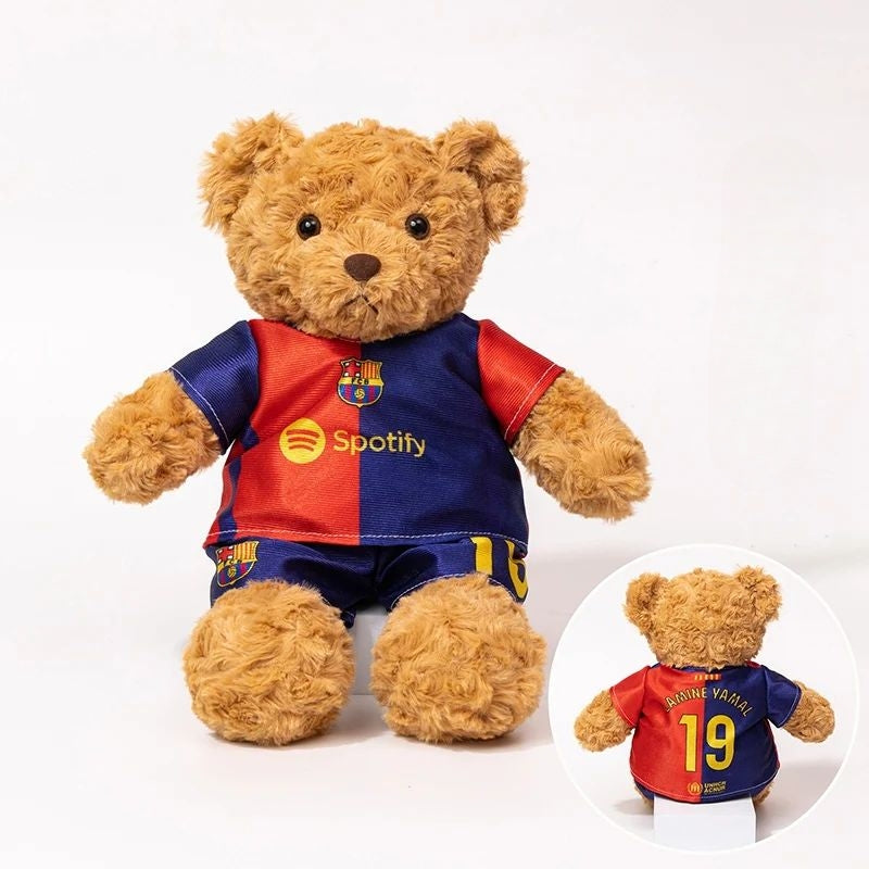 Bearfoot – Ours en peluche football 35 cm