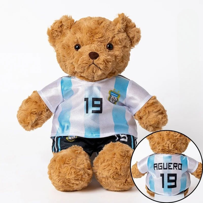 Bearfoot – Ours en peluche football 35 cm